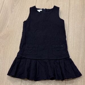 Gucci Black wool Sleeveless Kids Dress sz 36m